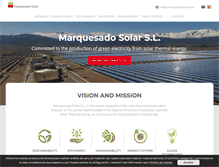 Tablet Screenshot of marquesadosolar.com